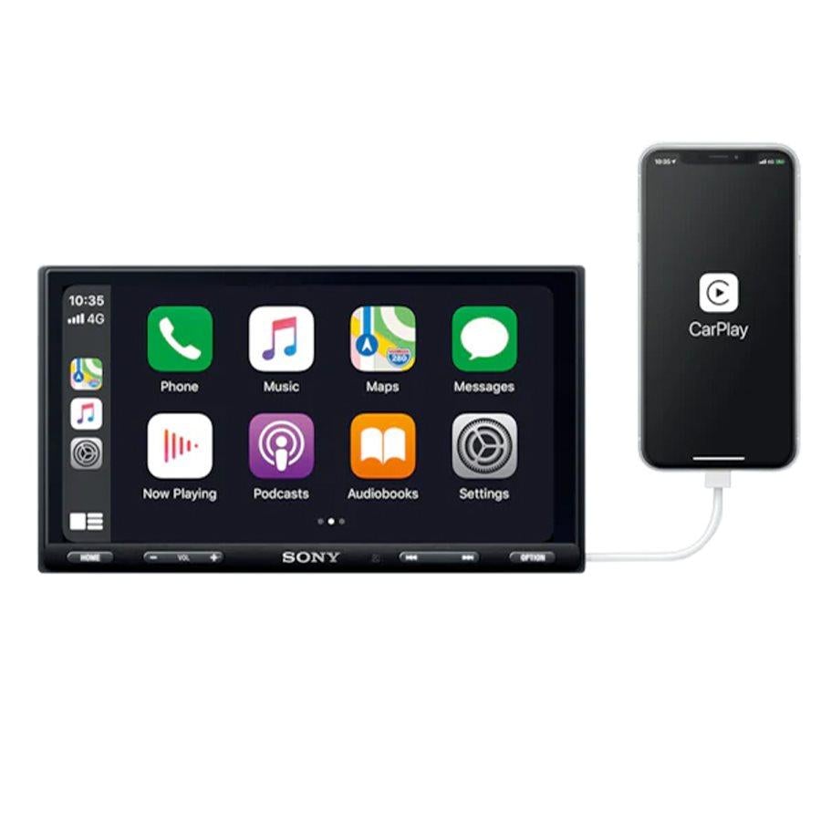 Sony XAV-AX5500 6.95" CarPlay/Android Auto Media Receiver with WebLink Cast