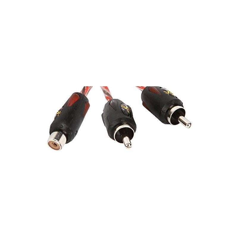 Stinger SI42YM 4000 Series Balanced Twisted Y-Adapter 1Female-2Male
