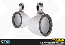 Load image into Gallery viewer, Kicker 40KMMTES/40KMMTESW 4-inch Empty Enclosure Pair - White