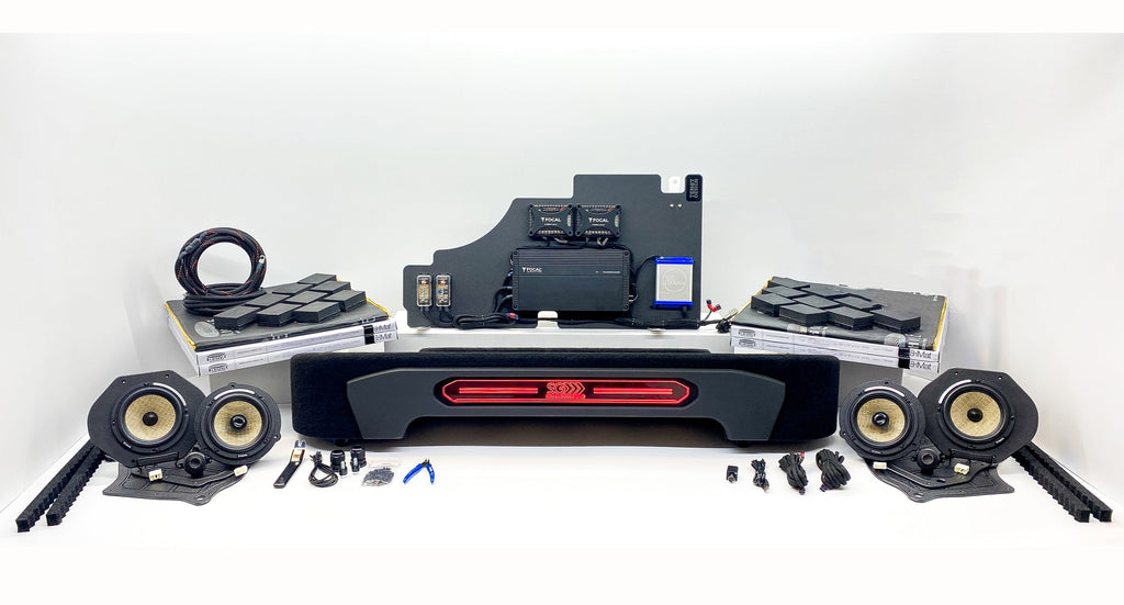 Plug & Play Ford SuperCab B&O F-Series Stereo Upgrade Package- Focal Flax EVO 2-Way Passive - Focal FPX - Focal Flax EVO,Two 10-inch Focal Flax EVO Sealed,2-Way Passive