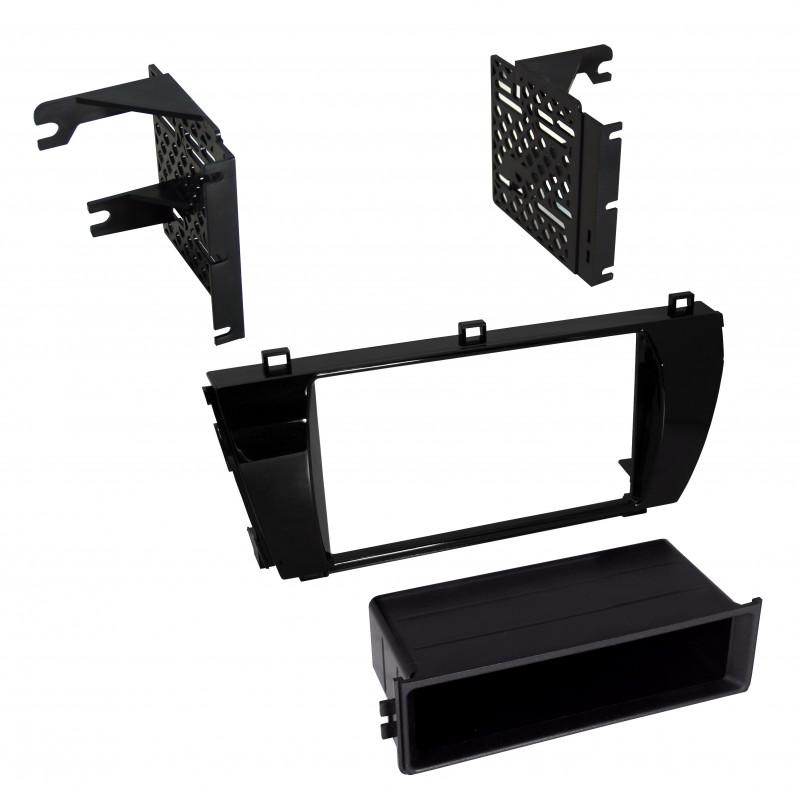 Best Kits BKTOYK951MG 2014-2016 Toyota Corolla Single Din or ISO w/Pocket or Double Din Metallic Graphite