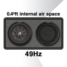 Load image into Gallery viewer, Kicker 47KBRW8 Tuned 8-inch Bass Reflex Passive Radiator