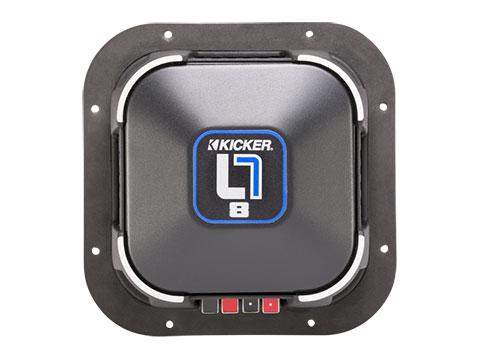 Kicker Q-Class L7 Solo-Baric Square 8-inch High-Performance Subwoofer - Dual 2 Ohm
