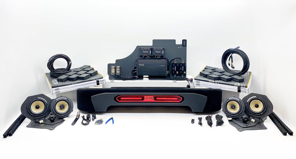 Plug & Play Ford SuperCab Non-Amplified F-Series Stereo Upgrade Package- Focal Flax EVO 2-Way Passive - Focal FPX - Focal Flax EVO,Two 10-inch Focal Flax EVO Sealed,2-Way Passive