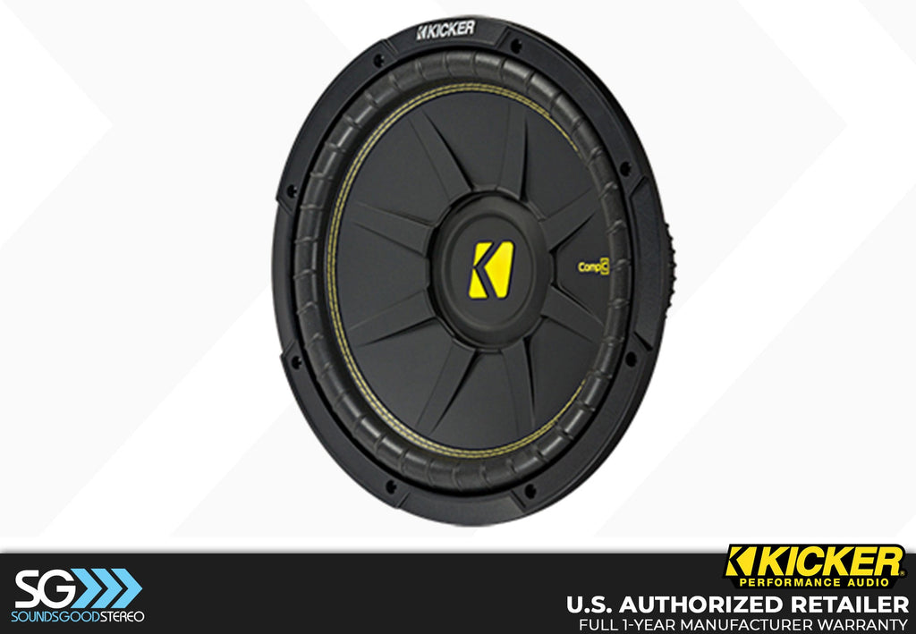 Kicker CWC12 CompC Series 12-inch 300w Subwoofer - Single 4 Ohm