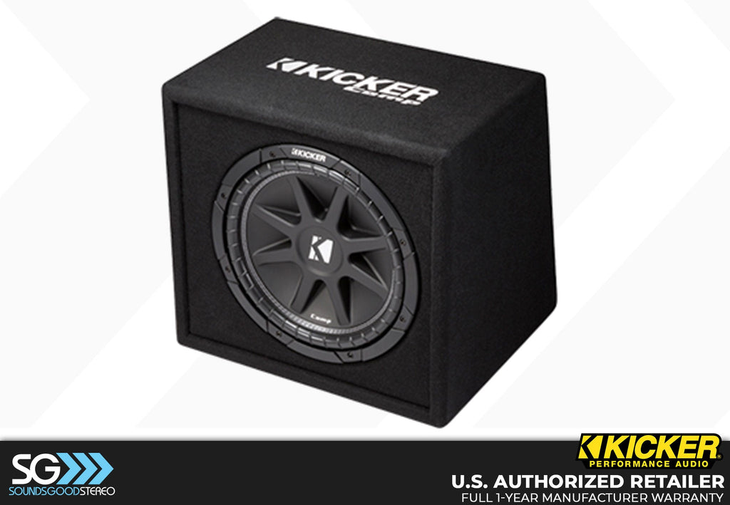 Kicker 43VC124 Comp Series 12-inch Loaded Subwoofer Enclosure - 4 Ohm Final
