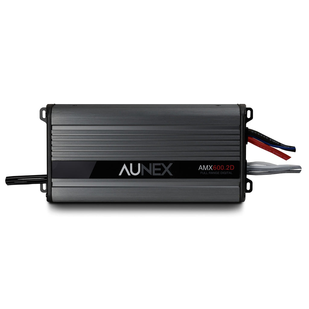 Aunex AMX 600.2D AMX Series IPX67 Marine Powersports 600wrms 2-Channel Amplifier