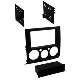 Best Kits BKMITK896B 2004-2012 Mitsubishi Galant Single ISO w/Pocket or Double Din - Satin Black