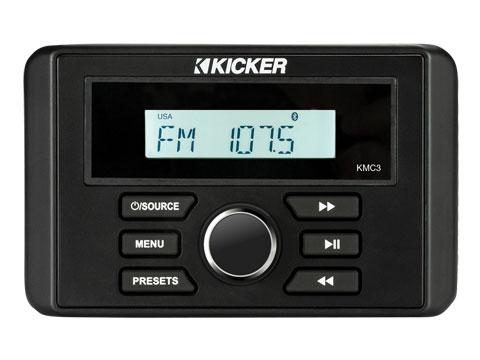 Kicker KMC3 Marine Stereo Media Receiver