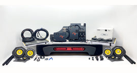 Plug & Play Ford SuperCab Non-Amplified F-Series Stereo Upgrade Package - Focal K2 Power 2-Way Active - Mosconi One Class - Focal K2 Power,Four 6.5-inch Gladen Audio Vented,2-Way Active
