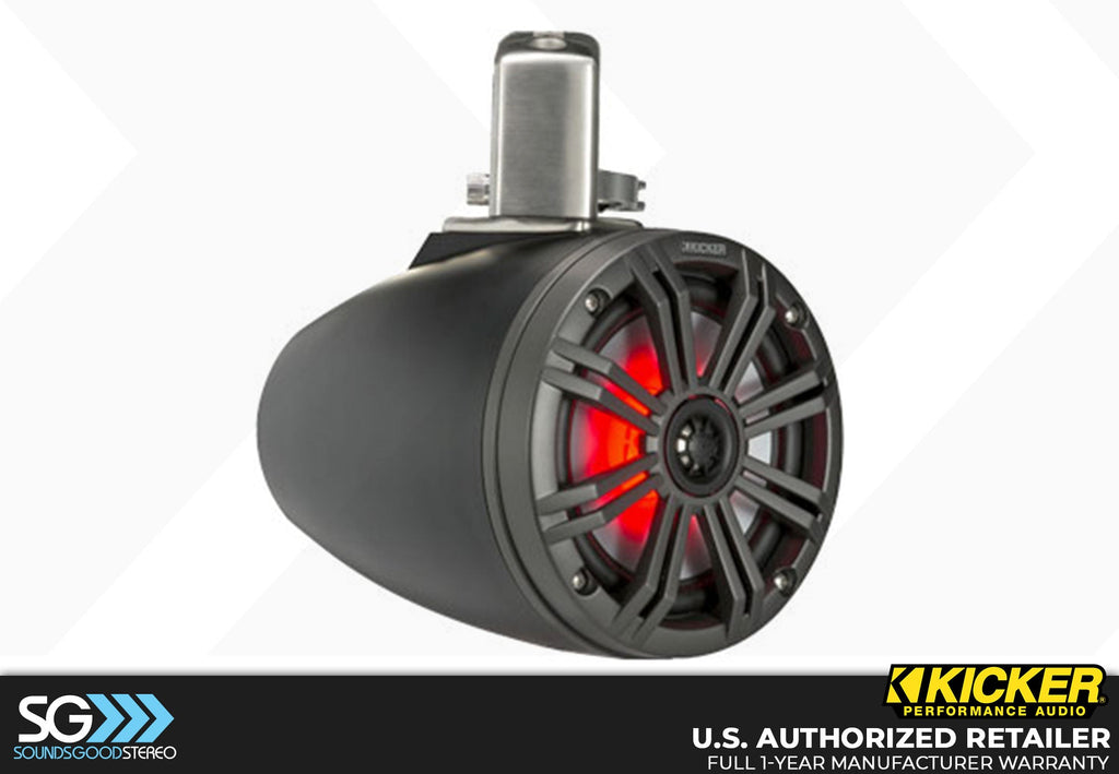 Kicker 45KMTC65/45KMTC65W Marine Coaxial Tower System - Black