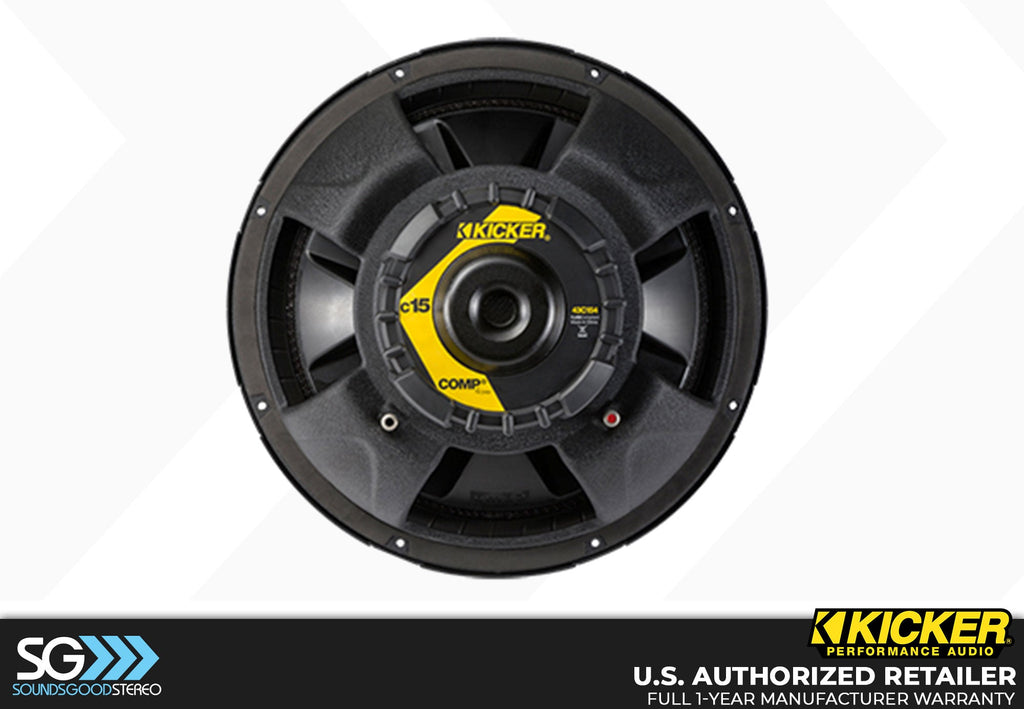 Kicker 43C154 Comp Series 15-Inch 250w Subwoofer