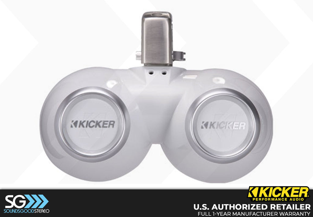 Kicker 45KMTDC65/45KMTDC65W Coaxial Tower System Speakers - White