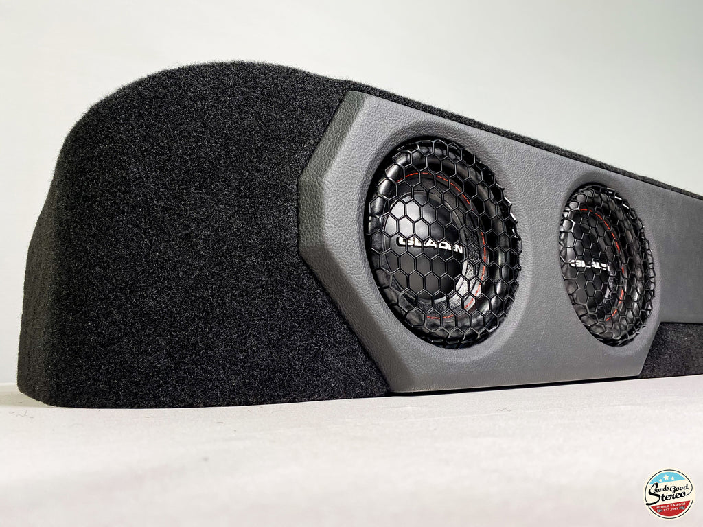 2015-2020 Ford F-Series SuperCrew Truck Custom Level 3 Subwoofer Enclosure Box (Including Raptor) - Sounds Good Stereo Online
