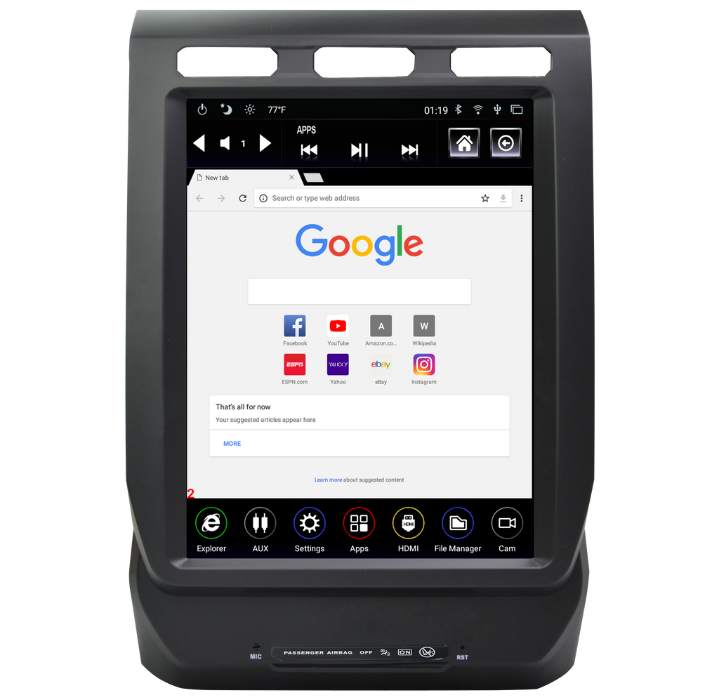 Linkswell 2015-2020 Ford F150 and 2017-2020 Ford Super-Duty Gen IV T-Style Radio - Sounds Good Stereo Online