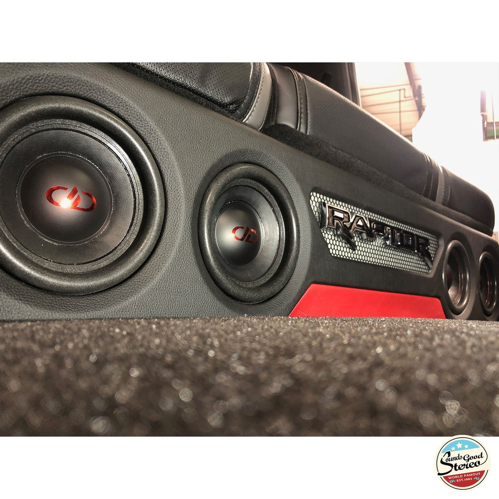 2011-2021 Ford F-Series SuperCrew Truck Custom Level 5 Subwoofer Enclosure Box (Including Raptor) - Sounds Good Stereo Online