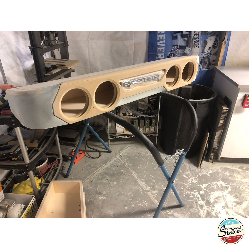 2011-2021 Ford F-Series SuperCrew Truck Custom Level 5 Subwoofer Enclosure Box (Including Raptor) - Sounds Good Stereo Online