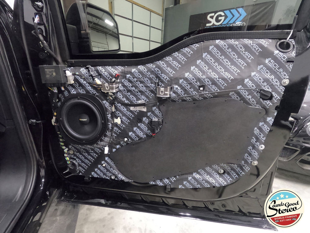 2017+ Ford Raptor Custom Made Door Access Block Off Plates - Sounds Good Stereo Online