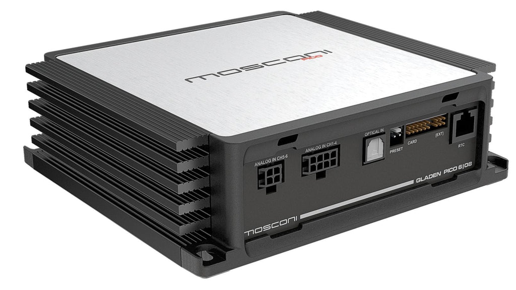 Mosconi D2 Series Pico 6to8 OEM-DSP Compact 6ch Sound Quality Audiophile Amplifier