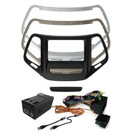 iDatalink 2014+ Jeep Cherokee Dash Kit USB box and T-harnes
