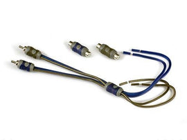 Kicker 46KISL 2-channel Speaker to RCA Wire for Balanced Inputs into Amplifier