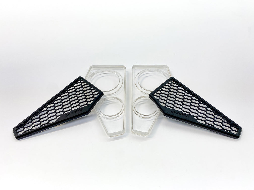 Custom 3-Way Midrange/Tweeter Acrylic A-Pillar Template Set for DIY