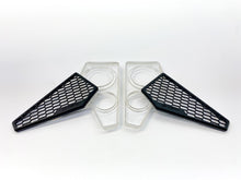 Load image into Gallery viewer, Custom 3-Way Midrange/Tweeter Acrylic A-Pillar Template Set for DIY