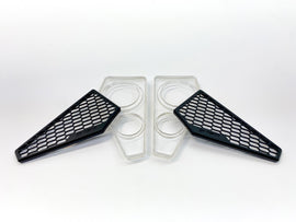 Custom 3-Way Midrange/Tweeter Acrylic A-Pillar Template Set for DIY