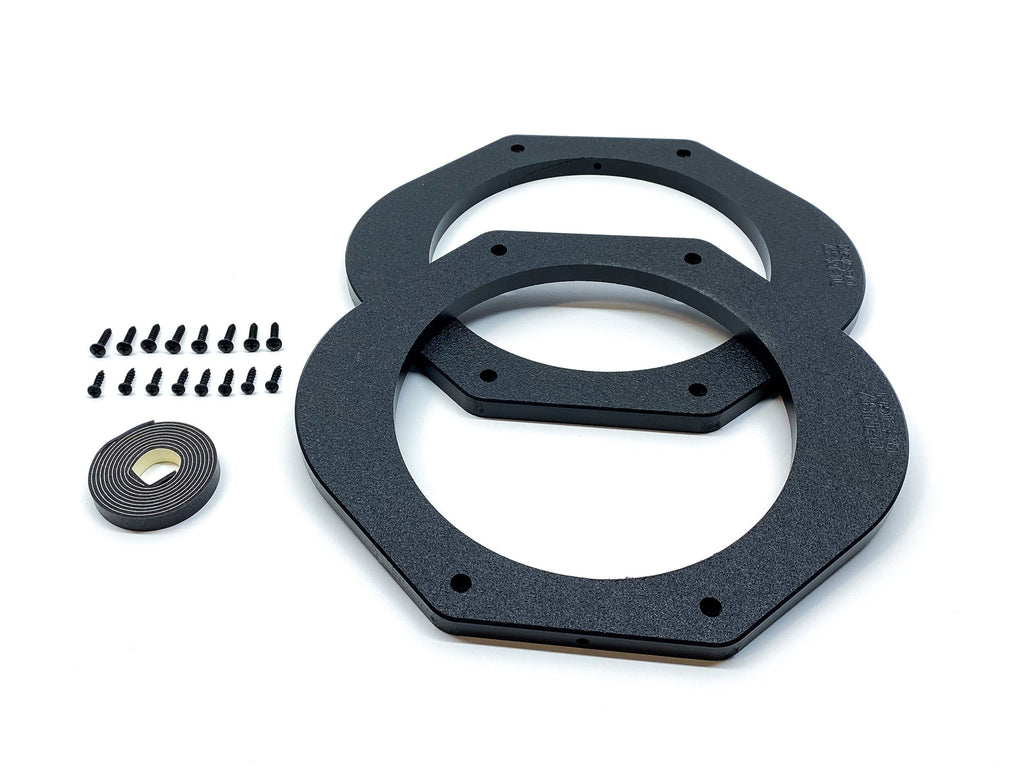 Custom Speaker Adapters - Front 8-inch - Adapters Only - Compatible with 2015-2021 Ford F-Series Truck - Adapters Only,Front 8-inch