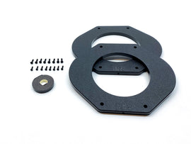 Custom Speaker Adapters - Front 6.5-inch - Adapters Only - Compatible with 2015-2021 Ford F-Series Truck - Adapters Only,Front 6.5-inch