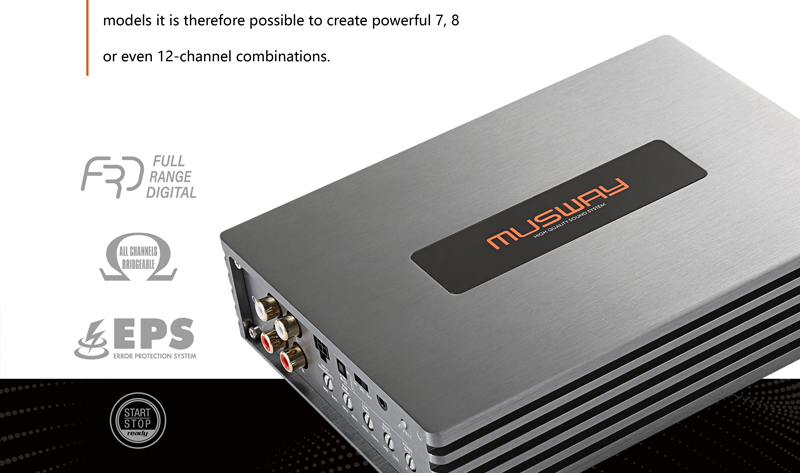 Musway ONE600 High-Performance Mono-Block 1-channel Amplifier