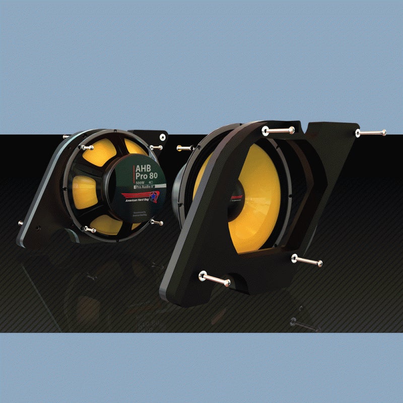 Metra AGSRPRO-80 Pro80 Audio Woofer Mount Kit - Pair - Harley-Davidson 1998-Up