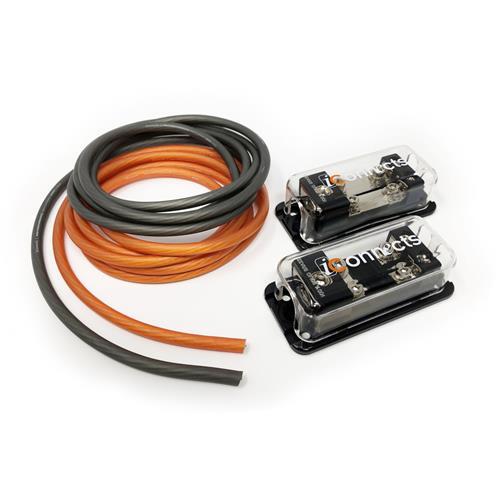 iConnects PRO Dual Amplifier Add On Kit with Fused and Ground Distribution Blocks