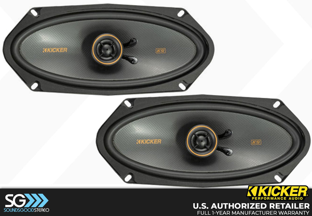 Kicker KSC4100 KS Series 4x10-inch 2-way Coaxial Speaker Kit