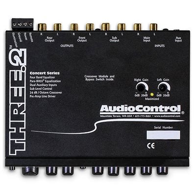 AudioControl THREE.2 Preamp / Equalizer and Subwoofer Crossover