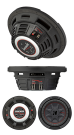 Kicker CWRT10 CompRT Series Shallow Mount 10-inch 400w Subwoofer - Dual 2 Ohm