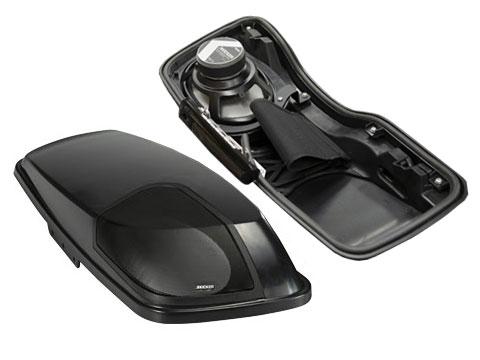 Kicker 46HDBL69/46HDBL69VB Bag Lid Audio Kit for Harley-Davidson - Vivid Black