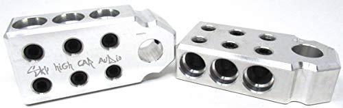 Pair of Sky High Car Audio SAE Top Post (6) 1/0 or 4 Gauge Battery TERMINALS Bolt USE ONLY - Sounds Good Stereo Online