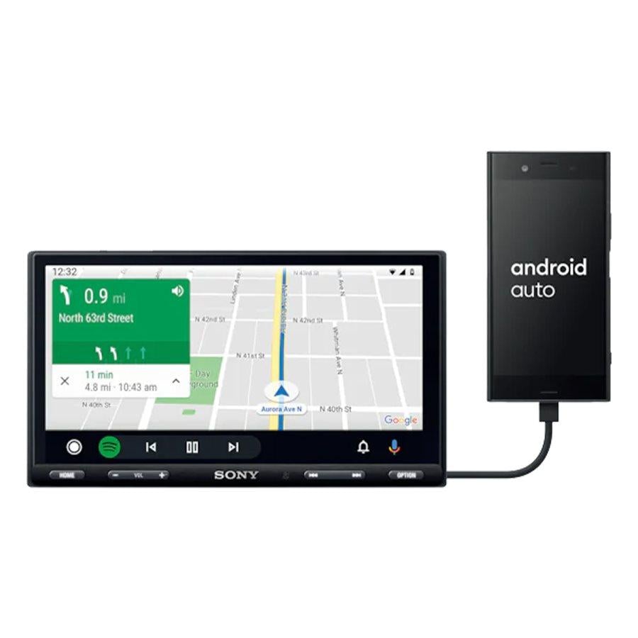 Sony XAV-AX5500 6.95" CarPlay/Android Auto Media Receiver with WebLink Cast