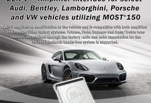Load image into Gallery viewer, Nav-TV - NTV-KIT860 - ZEN-V Stereo Upgrade Interface for Porsche, Bentley Volkswagen, and Audi Vehicles with MOST-150 Factory Stereos