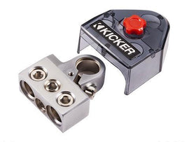 Kicker 46BT4 BT4 Pos/Neg Battery Terminal with (2) 1/0-8AWG, (1) 4-8AWG