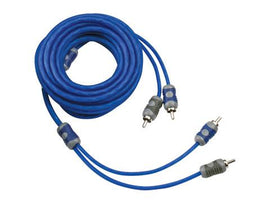 Kicker 46KI22 K-Series 6.7ft/2m 2-channel Balanced Twisted RCA Cable Interconnects