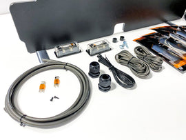 Dual Amplifier Bundle for 2015+ Ford F-Series Trucks (1/0 Wiring + Distribution + Custom Rack)