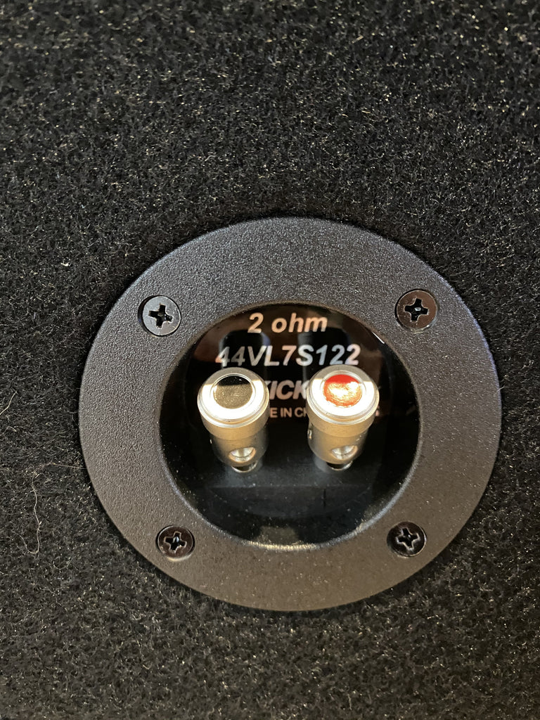 Kicker 44VL7S122 L7S 12-inch Loaded Vented Subwoofer Enclosure - 2 Ohm Final