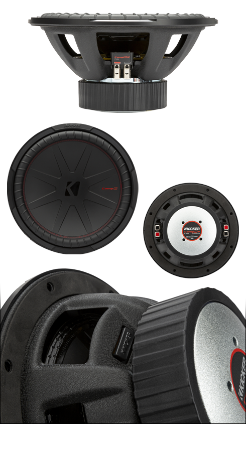 Kicker CWR12 CompR Series 12-inch 500w Subwoofer - Dual 2 Ohm