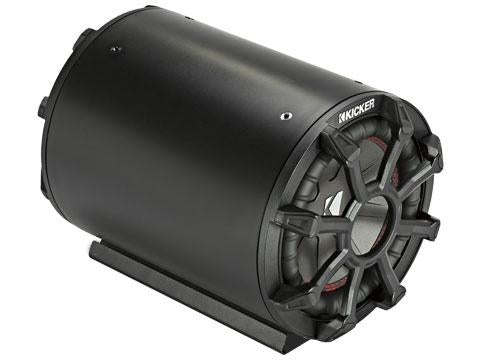 Kicker CWTB8 Loaded 8-inch Tube Style Passive Reflex Marine-Grade Enclosure - 2 Ohm Final