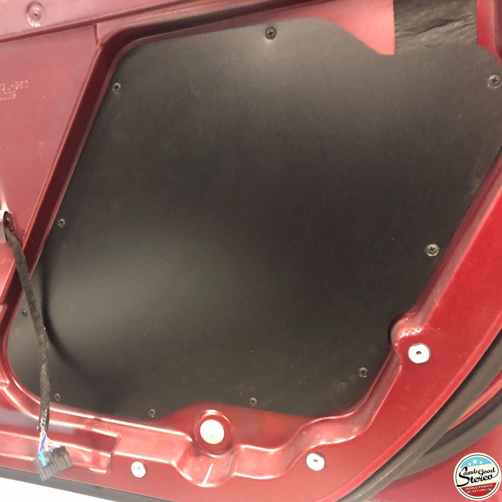Compatible with Custom Door Block Off Plates Compatible with 2005-2013 Chevrolet Corvette (C6) (Pair)