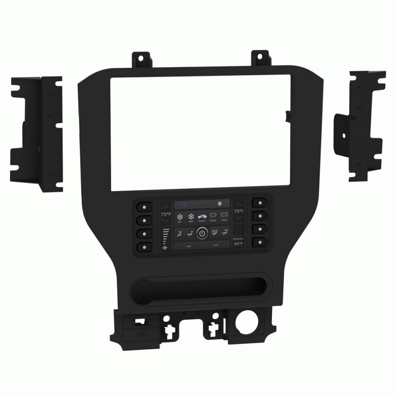 Metra 108-FD6CH Ford Mustang 2015-UP (w/ 8in screen) - Pioneer 8-inch Radio Dash Kit