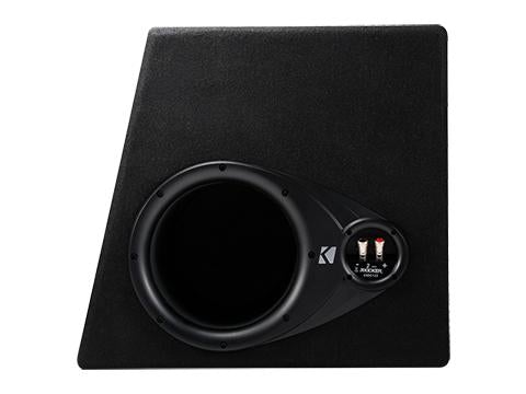 Kicker 43DC122 Comp Series Dual 12-inch Loaded Subwoofer Enclosure - 2 Ohm Final - 2 Ohm Final