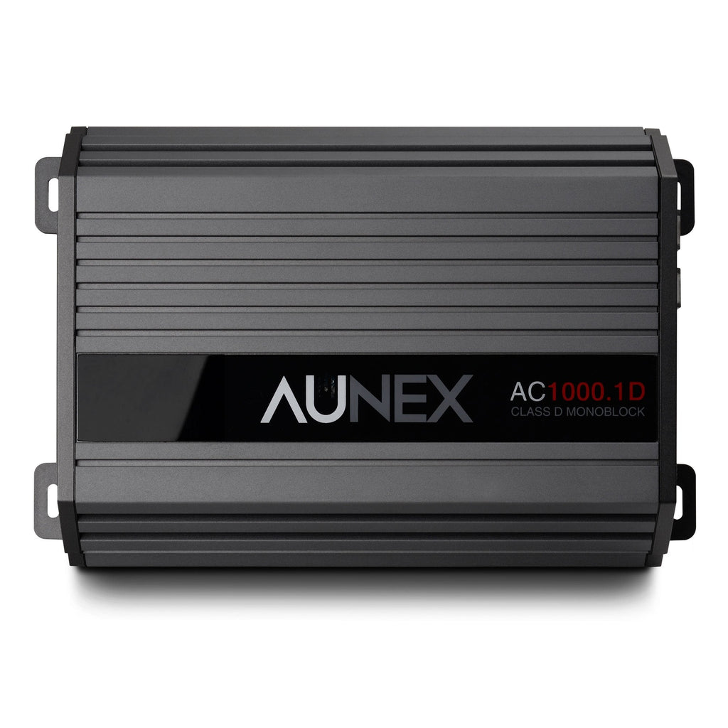 Aunex AC 1000.1D AC Series 1000wrms Mono-Block 1-Channel Compact Amplifier